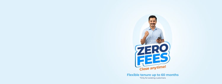 Zero Fees Banner on Website